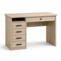 Bureau en bois avec tiroirs en chêne clair