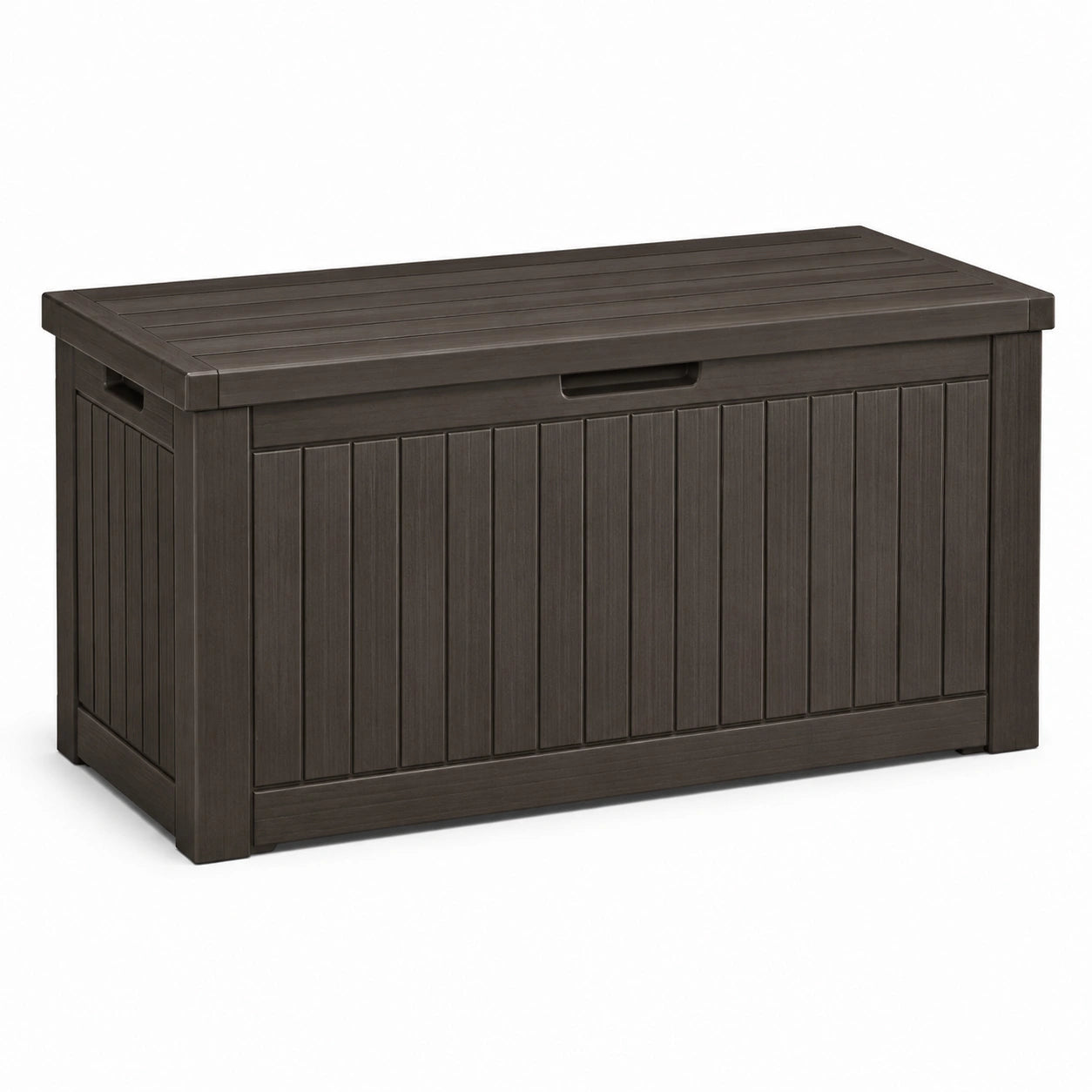 Bac de rangement en plastique marron 120cm x 45cm x 60cm