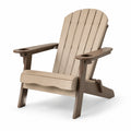 Chaise Adirondack en Plastique Recyclé Bois/Brun 90x78x92 cm
